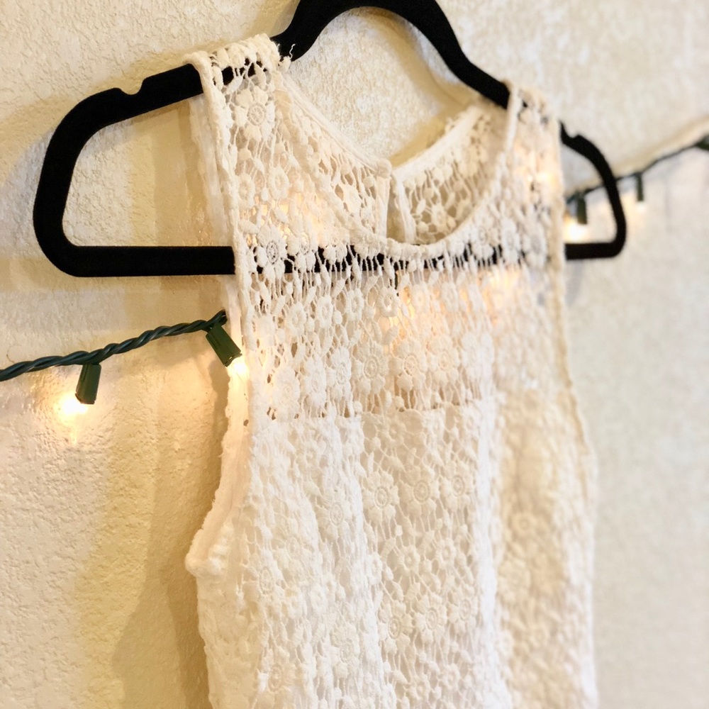 White Lace Bodycon Dress